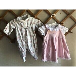 Raph Lauren ￼Bundle of 2 Items dress, and Sweater 0-6 M
